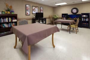 A common room at Stone River Post Acute